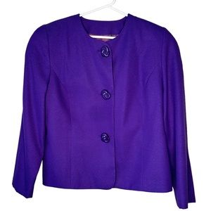 Vintage Women’s Purple Blazer Jacket size 14